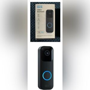 Blink Video Doorbell - Smart Wifi  - Wired/Battery Operated - Black NEW